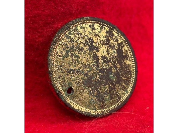 War of 1861 Identification Disk - Cornelius W Chamberlin Co B NH 10th Inf.