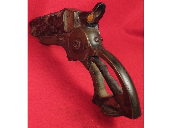 Excavated .32 Caliber Starr Four-Barrel Pepperbox Pistol - Second Model