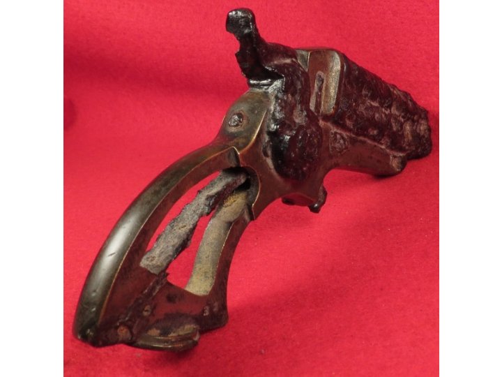 Excavated .32 Caliber Starr Four-Barrel Pepperbox Pistol - Second Model