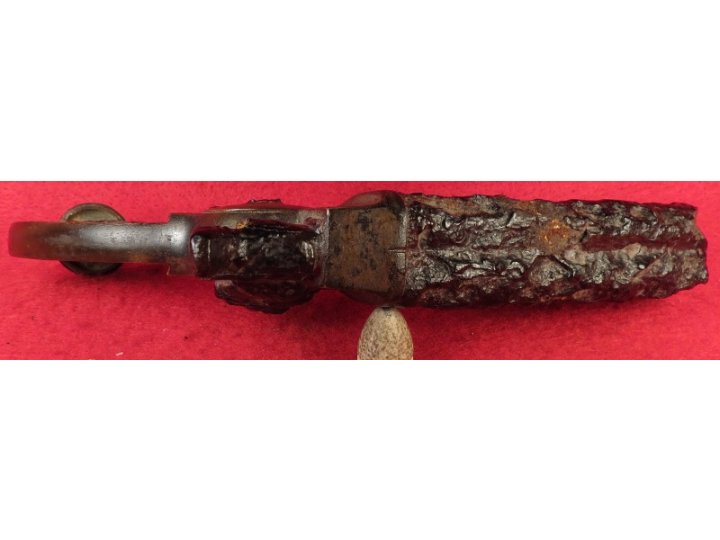 Excavated .32 Caliber Starr Four-Barrel Pepperbox Pistol - Second Model