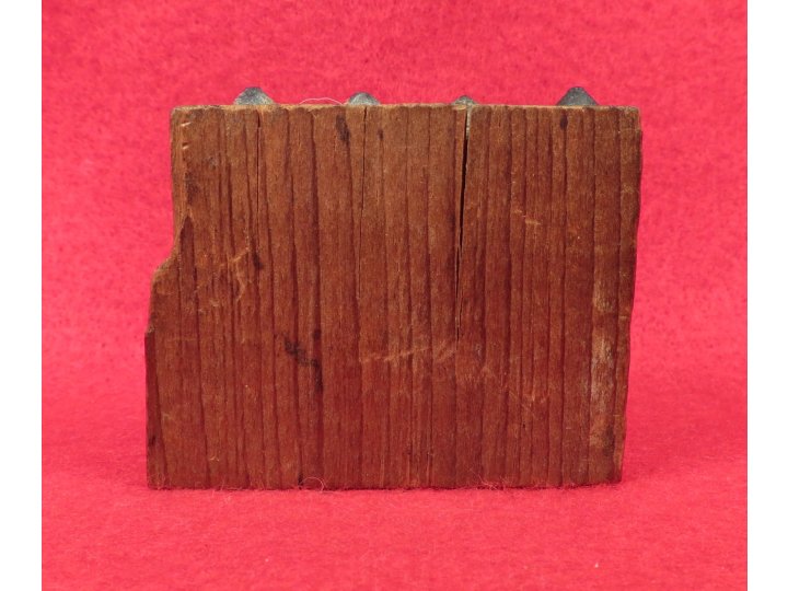 Cartridge Case with .36 Caliber Pistol Bullets