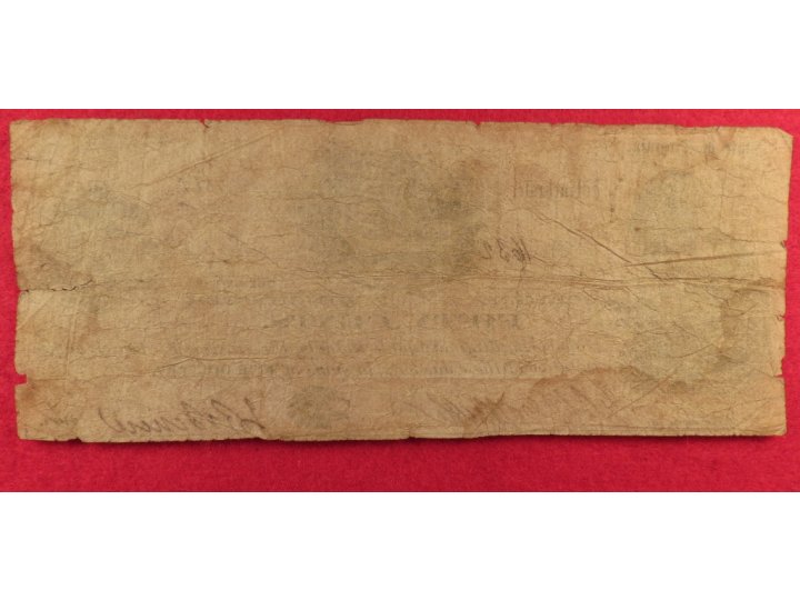 Virginia Currency, Corporation of Winchester, Winchester, VA., Fifty Cent Note