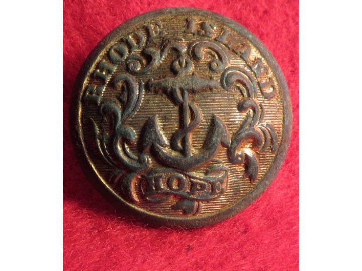 Rhode Island State Seal Coat Button