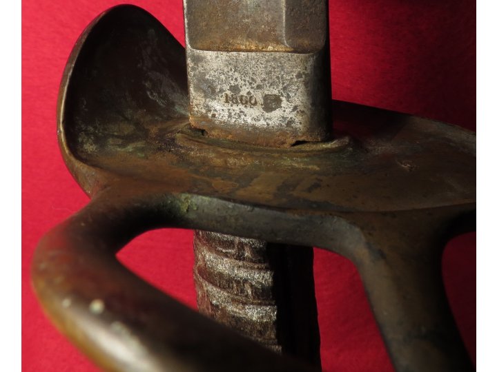 US MODEL 1860 LIGHT CAVALRY SABER DATED 1860