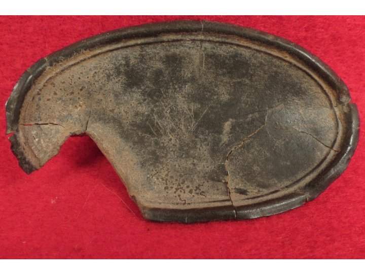 Small Oval Plain Militia Belt Plate - Virginia Use 