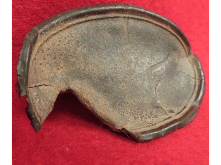 Small Oval Plain Militia Belt Plate - Virginia Use 