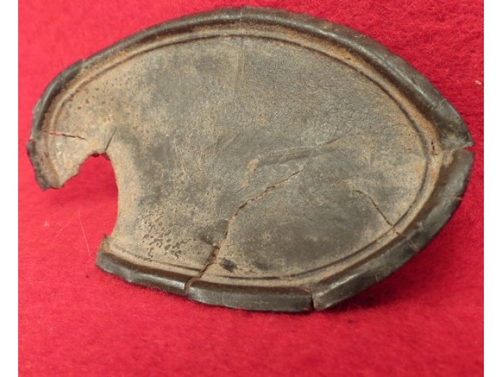 Small Oval Plain Militia Belt Plate - Virginia Use 