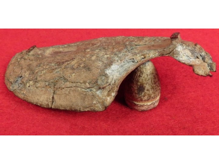Small Oval Plain Militia Belt Plate - Virginia Use 