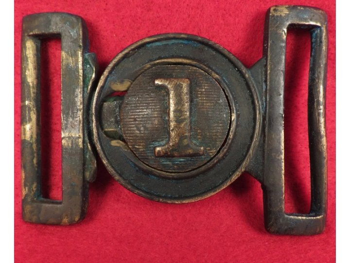 British Rifle Corps Two-Piece Belt Plate