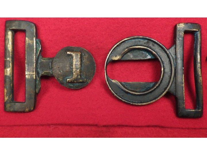 British Rifle Corps Two-Piece Belt Plate