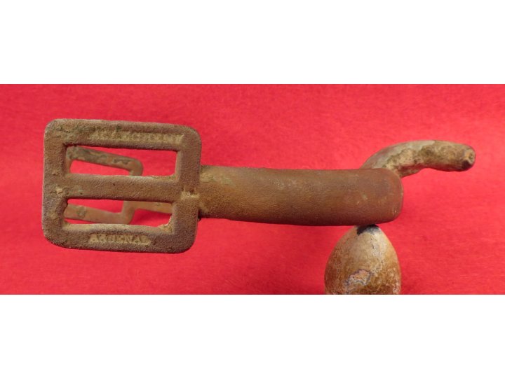 US Cavalry Spur - Marked "Allegheny Arsenal"