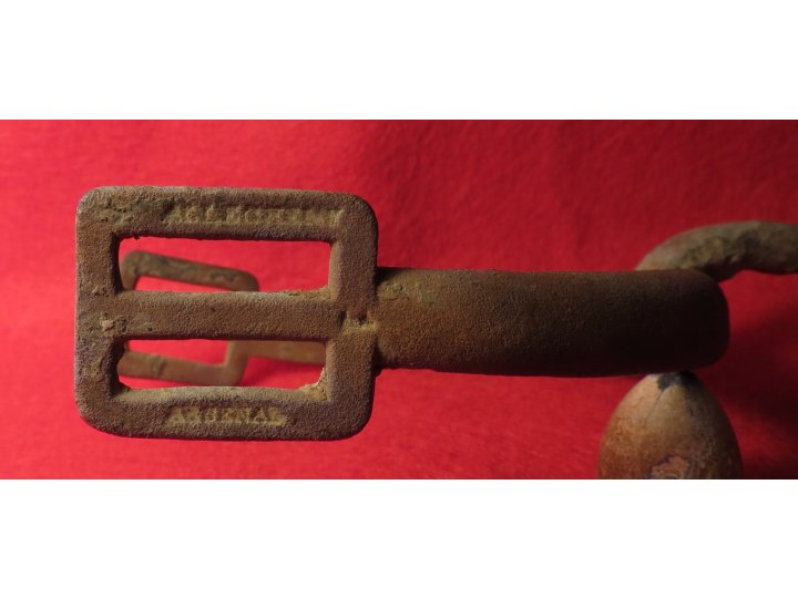 US Cavalry Spur - Marked "Allegheny Arsenal"