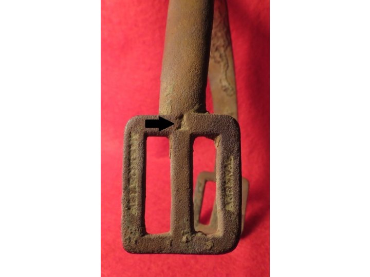 US Cavalry Spur - Marked "Allegheny Arsenal"