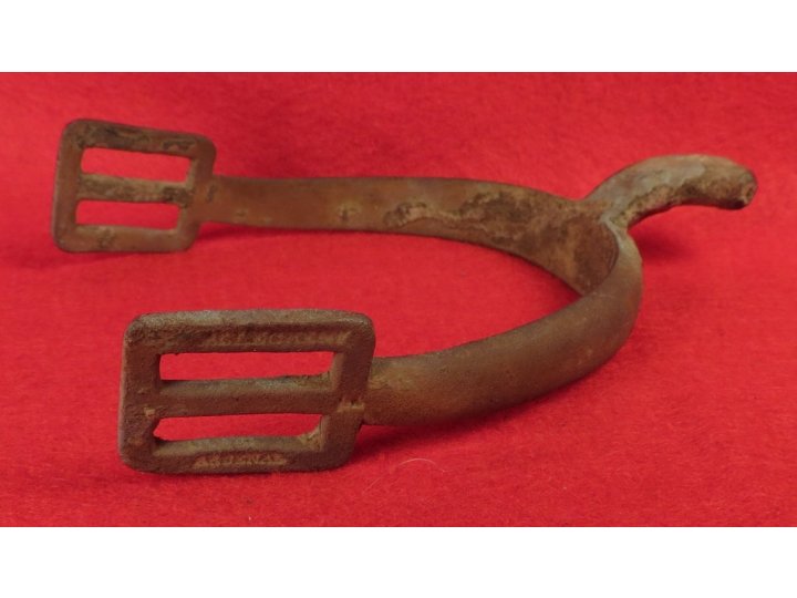 US Cavalry Spur - Marked "Allegheny Arsenal"