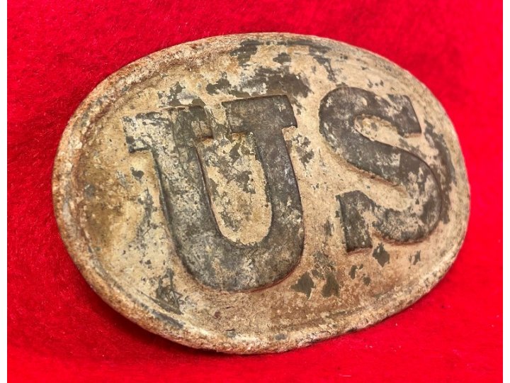 US Cartridge Box Plate - Contractor Marked "W. H. SMITH / BROOKLYN"