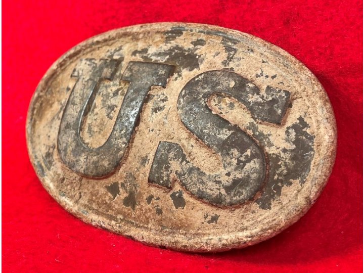US Cartridge Box Plate - Contractor Marked "W. H. SMITH / BROOKLYN"