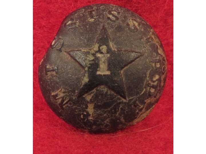 Mississippi Infantry Cuff Button - Published