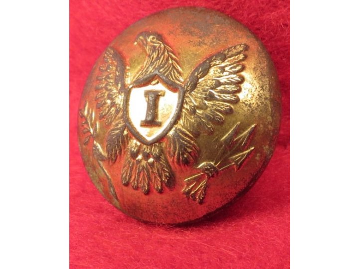 Federal Infantry Overcoat Button