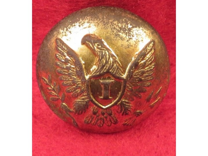 Federal Infantry Overcoat Button