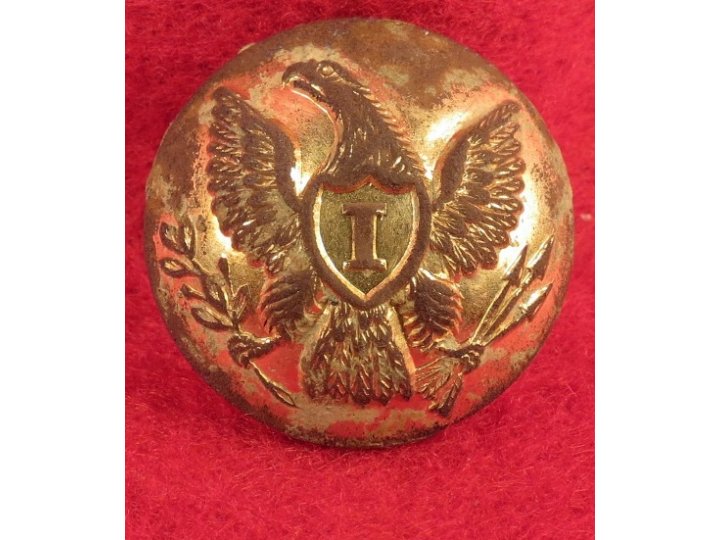 Federal Infantry Overcoat Button