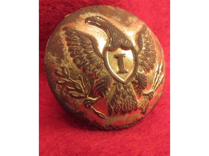 Federal Infantry Overcoat Button