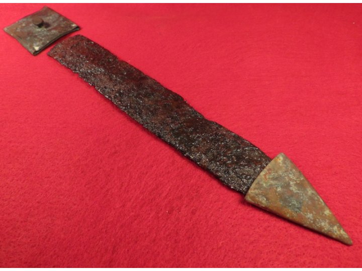 Confederate Side Knife with Scabbard Frog & Tip