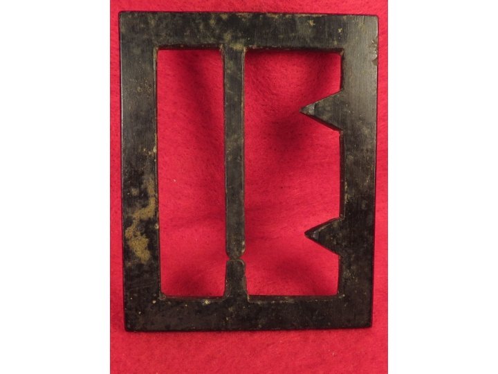 Confederate "Georgia" Frame Buckle - Thick, Heavy Type - Sydney G. Kerksis Collection