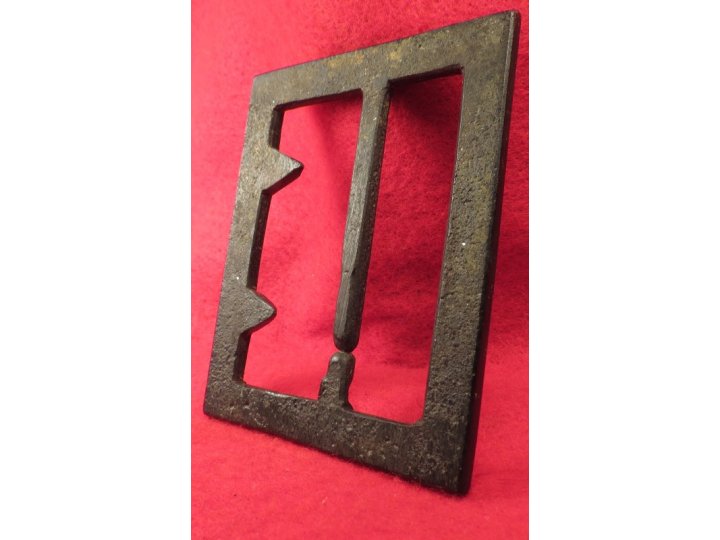 Confederate "Georgia" Frame Buckle - Thick, Heavy Type - Sydney G. Kerksis Collection