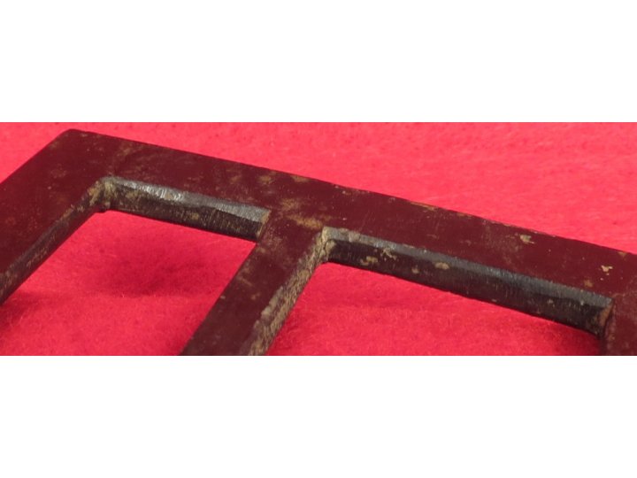 Confederate "Georgia" Frame Buckle - Thick, Heavy Type - Sydney G. Kerksis Collection