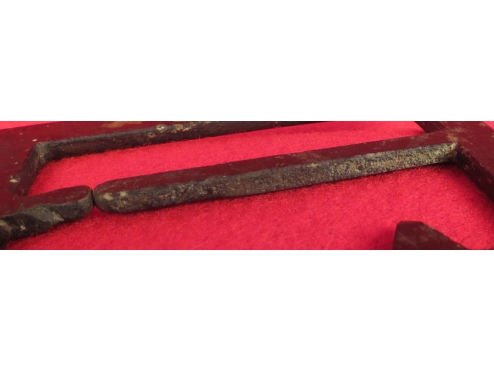 Confederate "Georgia" Frame Buckle - Thick, Heavy Type - Sydney G. Kerksis Collection
