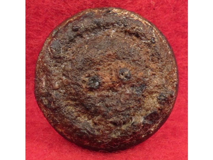 Confederate Western Theatre Puff "I" Infantry Button 