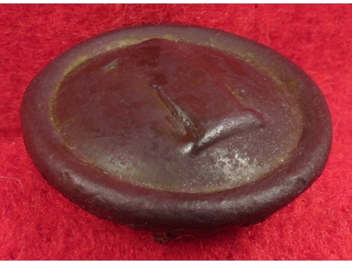 Confederate Western Theatre Puff "I" Infantry Button 