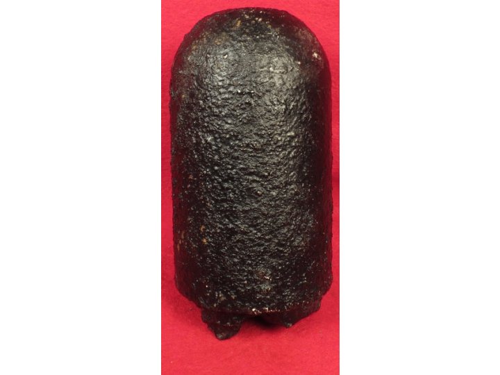 Fired 3 Inch Schenkl Case-Shot Artillery Shell Fragment - Front Section
