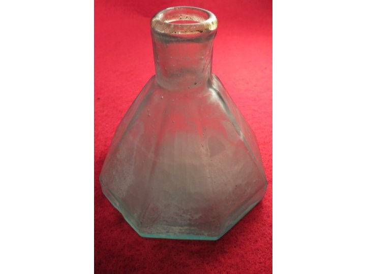 Eight Sided Umbrella Inkwell Bottle