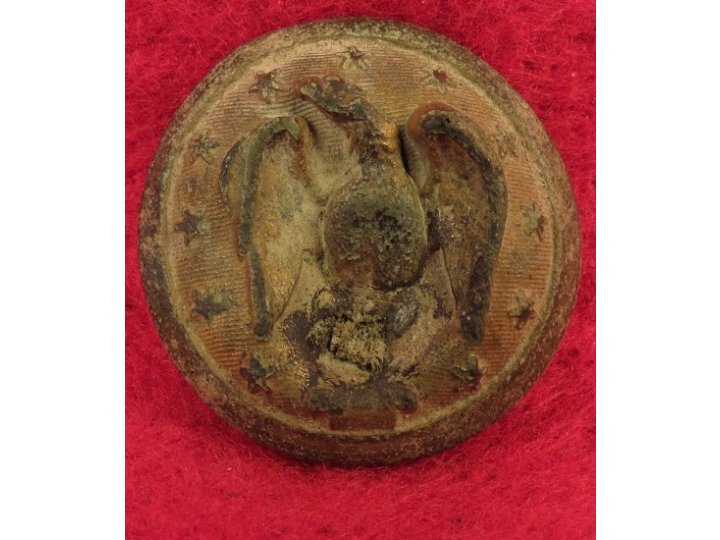 Confederate Army Officer Button