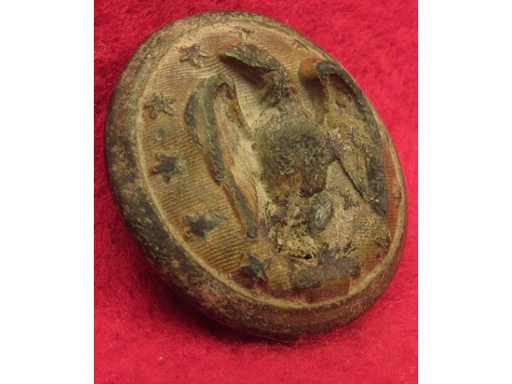 Confederate Army Officer Button