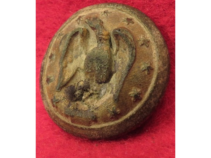 Confederate Army Officer Button