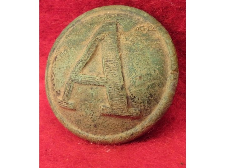 Confederate Artillery - Lined "A" Button