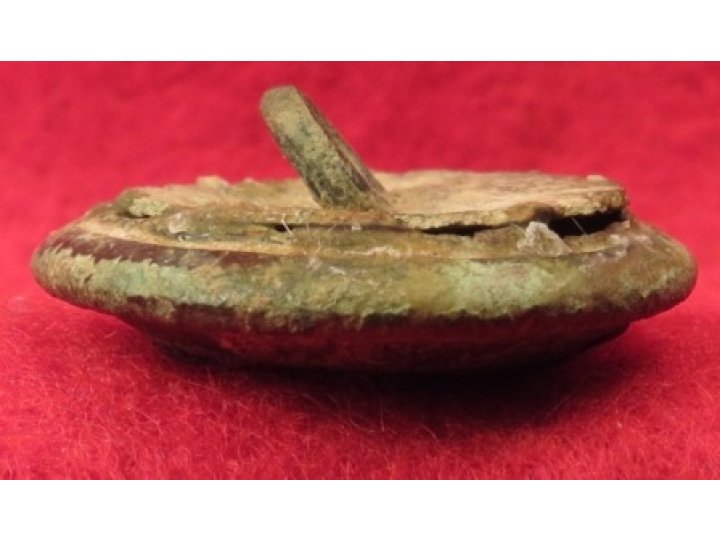 Confederate Artillery - Lined "A" Button