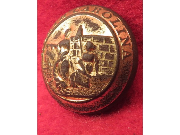 North Carolina State Seal Coat Button