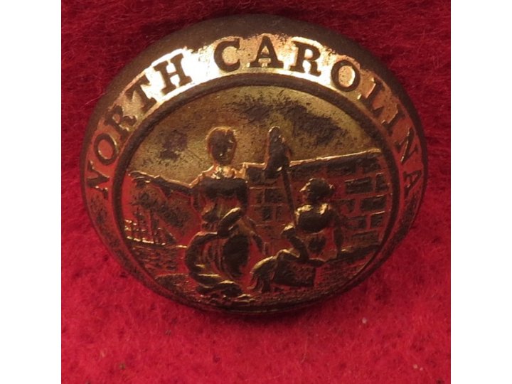 North Carolina State Seal Coat Button