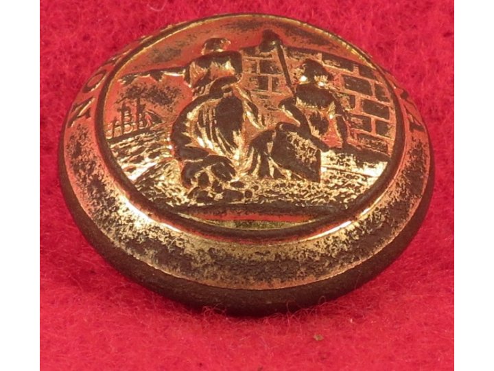 North Carolina State Seal Coat Button