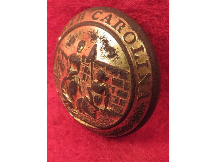 North Carolina State Seal Coat Button