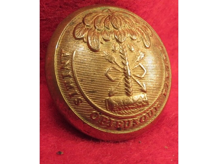 South Carolina State Seal Coat Button