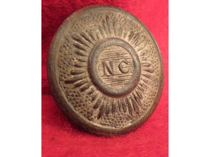 North Carolina "Sunburst" Button