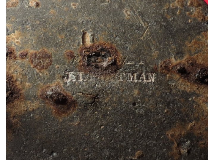 Eagle Plate Marked "J. I. Pittman"