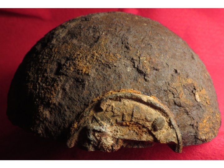 Confederate 12 Pounder "Bormann Fuzed" Half Case-Shot Shell