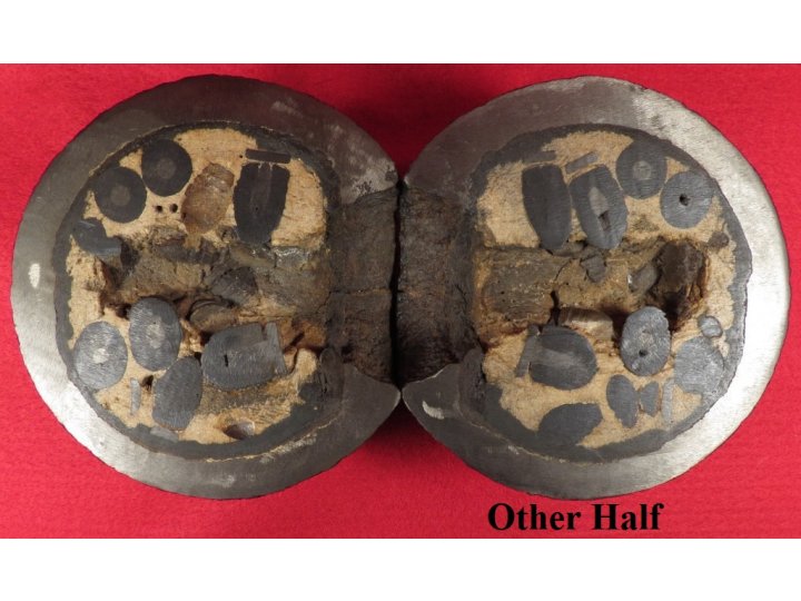 12 Pounder Cannonball Case-Shot Half for use w/ Rare Wright Time Fuze