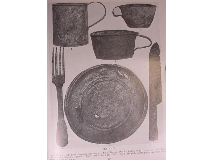 Excavated Artifacts from Battlefields and Campsites of the Civil War 1861-1865
