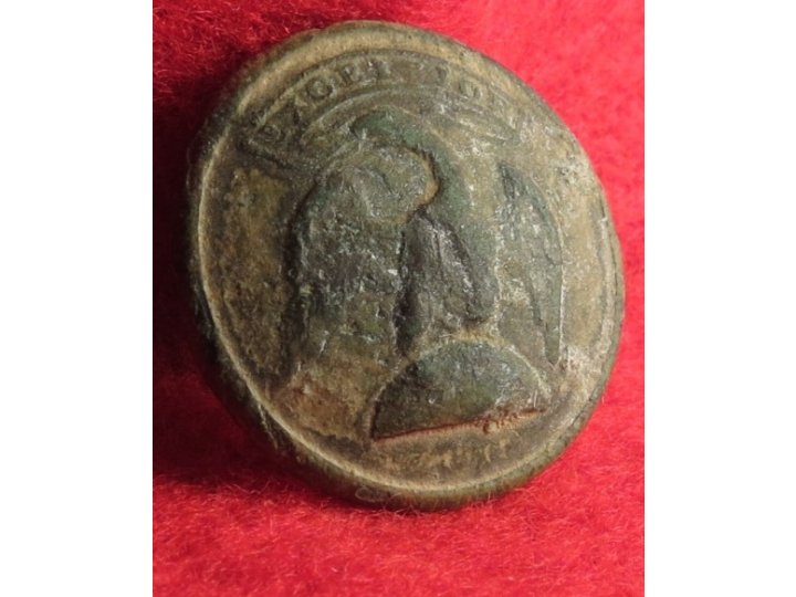 New York Early Militia Coat Button 